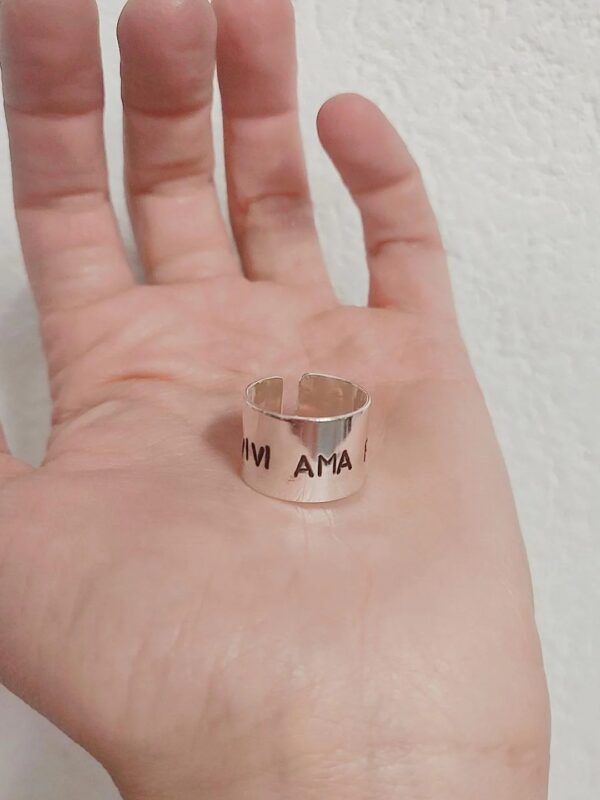 Anello MESSAGE - Argento 925 - immagine 4