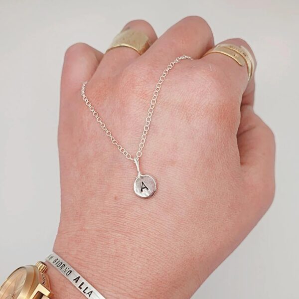 Collana LETTERA Argento 925 - immagine 3