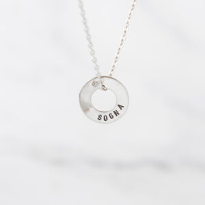 Collana LUZ - acciaio inox silver