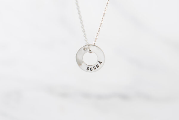 Collana LUZ - acciaio inox silver