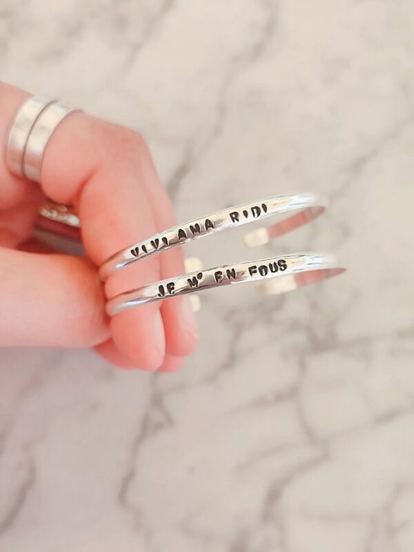 Bracciale SUPER SLIM - effetto bombato - Argento 925 - immagine 4