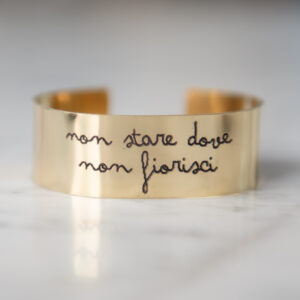 Bracciale MEDIO CALLIGRAFIA - ANIMA