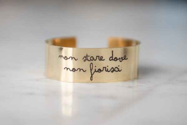 Bracciale MEDIO CALLIGRAFIA - ANIMA