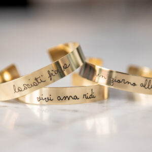 Bracciale SLIM CALLIGRAFIA - ANIMA