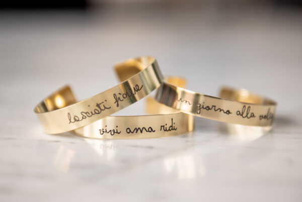 Bracciale SLIM CALLIGRAFIA - ANIMA