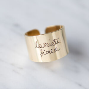 Anello MEDIO CALLIGRAFIA - ANIMA