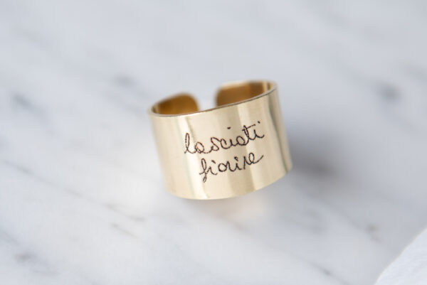 Anello MEDIO CALLIGRAFIA - ANIMA