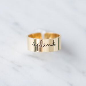 Anello SLIM CALLIGRAFIA - ANIMA