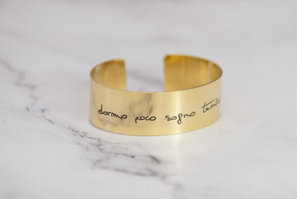 Bracciale MEDIO CALLIGRAFIA - ANIMA - immagine 2