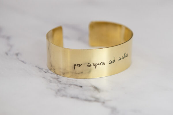 Bracciale MEDIO CALLIGRAFIA - ANIMA - immagine 4