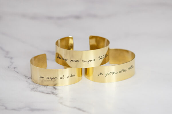 Bracciale MEDIO CALLIGRAFIA - ANIMA - immagine 6